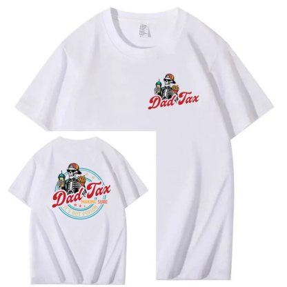 Dad Tax Pattern Print T-Shirt