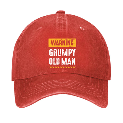 WARNING GRUMPY OLD MAN Hat
