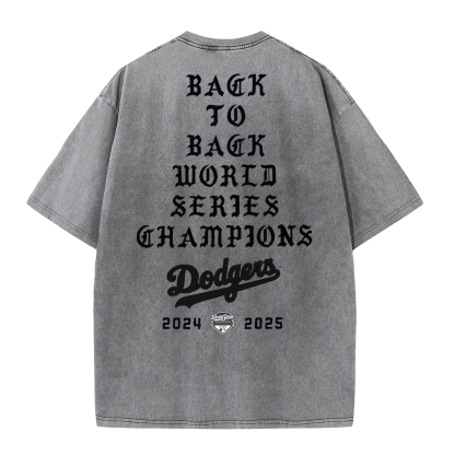 Back to Back Champions Vintage Washed T-Shirt – LA Born Raised Graphic Streetwear Tee