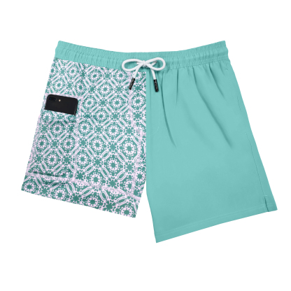 Mint Lagoon (Hybrid Gym/Swim Shorts)