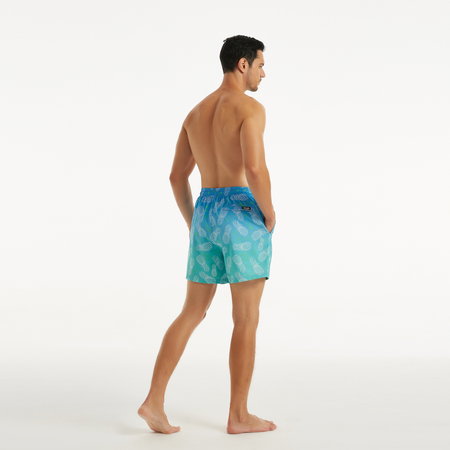 Fresh Pineapple (Compression Lined Swim Trunk)