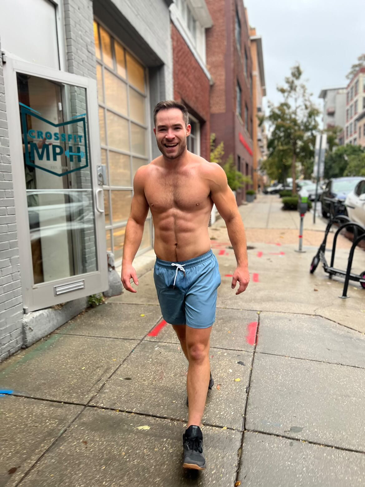 Blue Steel (Hybrid Gym/Swim Shorts)