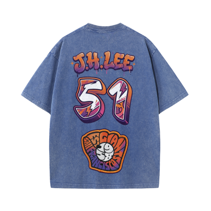 Giants Baseball 51 Tee – J.H. Lee Graphic Vintage Washed T-Shirt