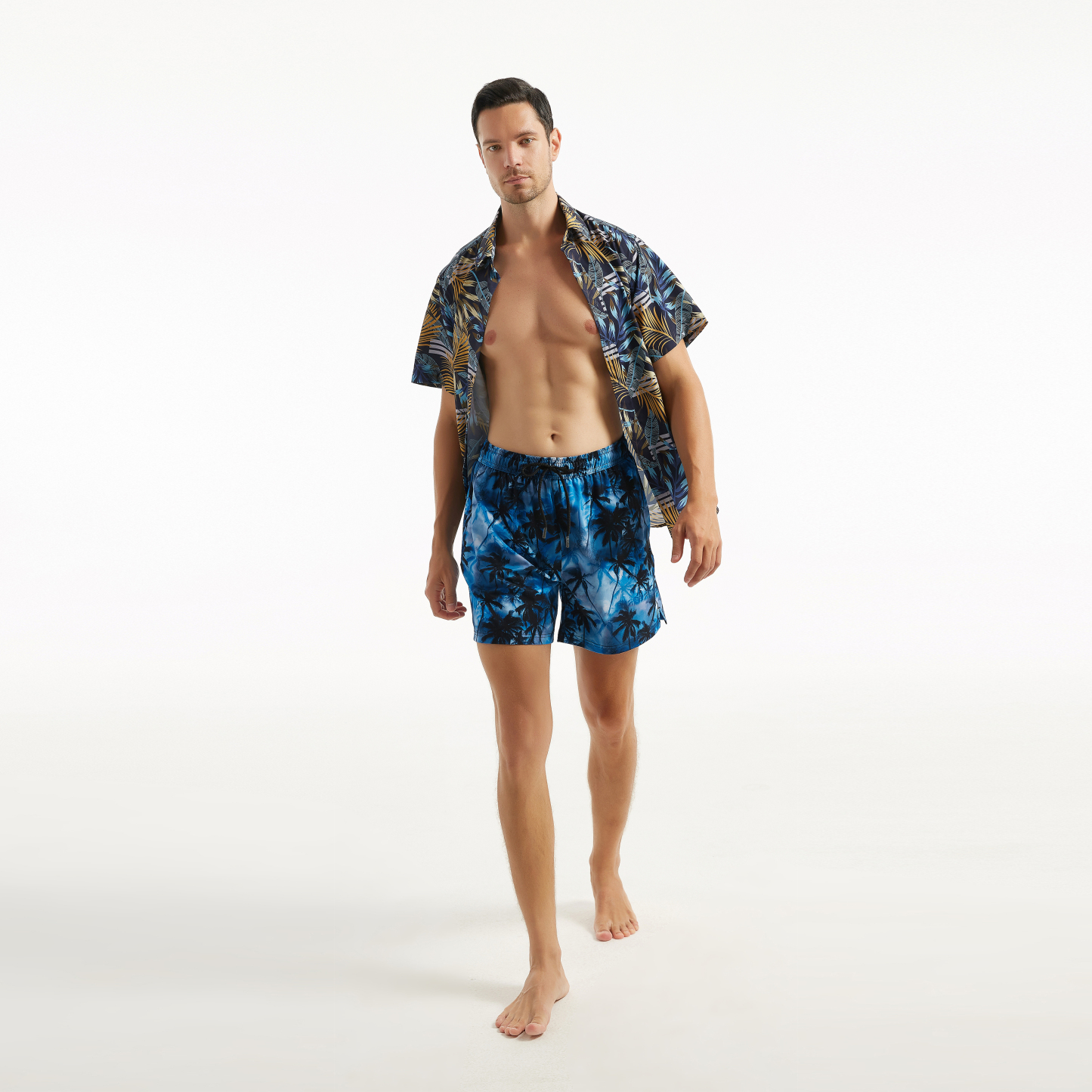 Moonlight Jungle (Compression Lined Swim Trunk)