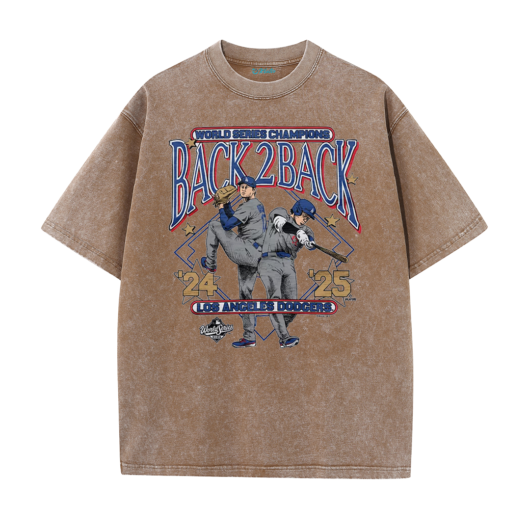 Dynasty Champions Retro Graphic Tee – Vintage Washed Heavy Cotton T-Shirt