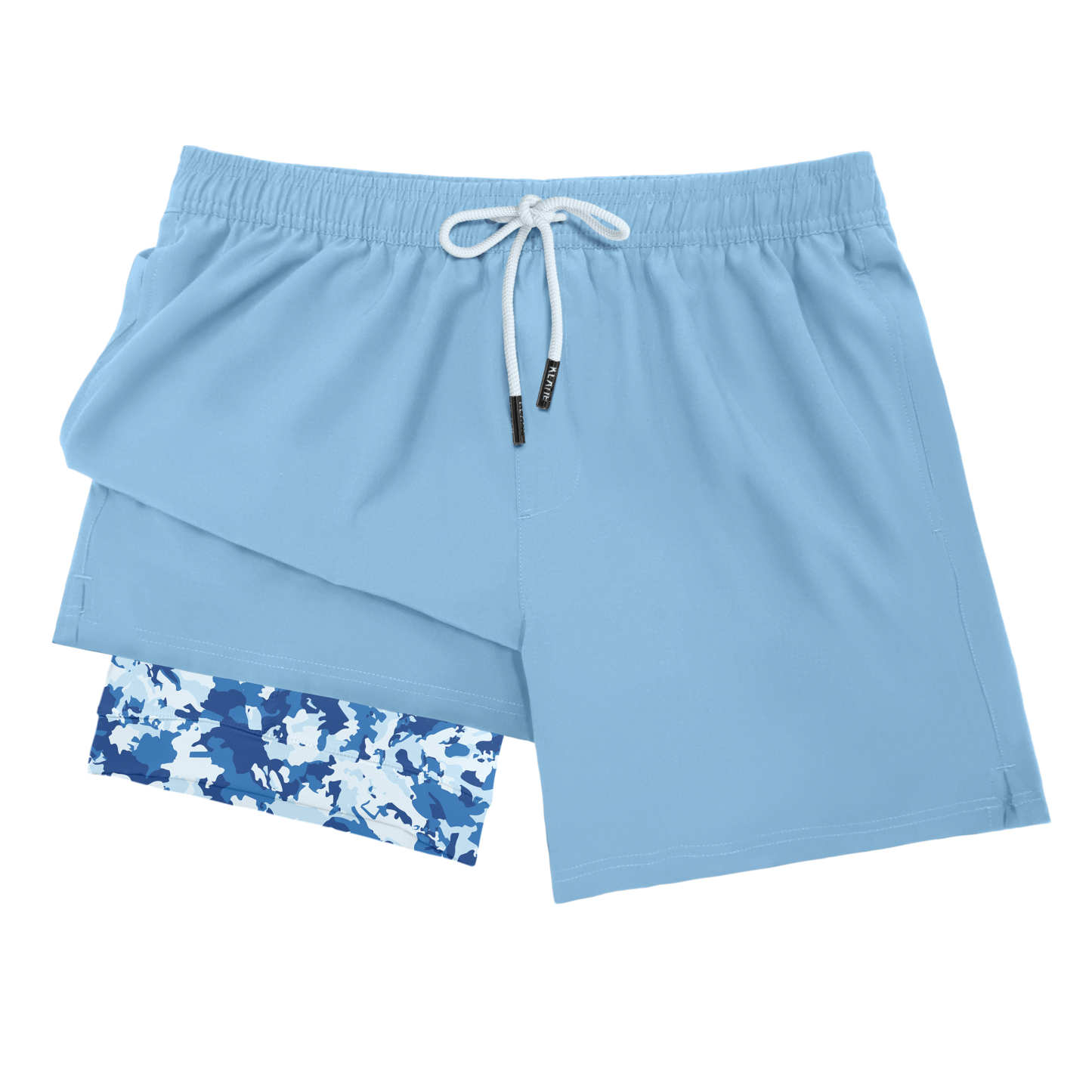 Camouflage Aqua (Hybrid Gym/Swim Shorts)