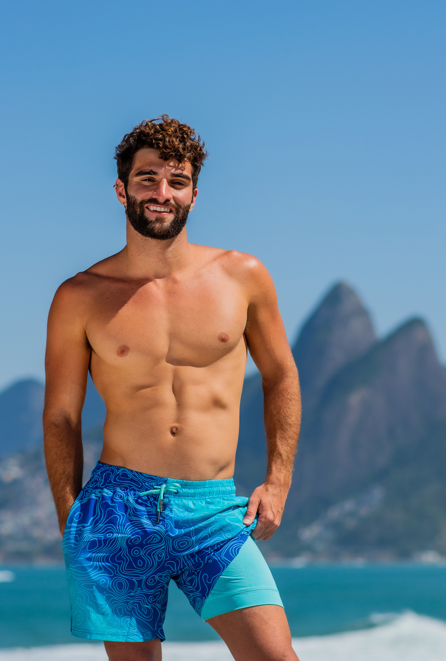 Ocean Soul (Compression Lined Swim Trunk)