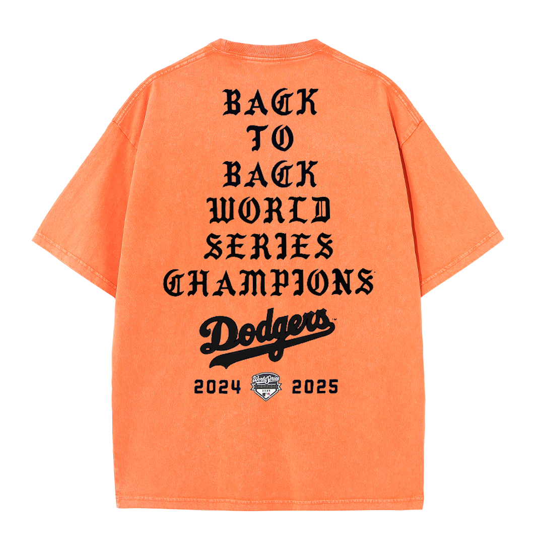 Back to Back Champions Vintage Washed T-Shirt – LA Born Raised Graphic Streetwear Tee