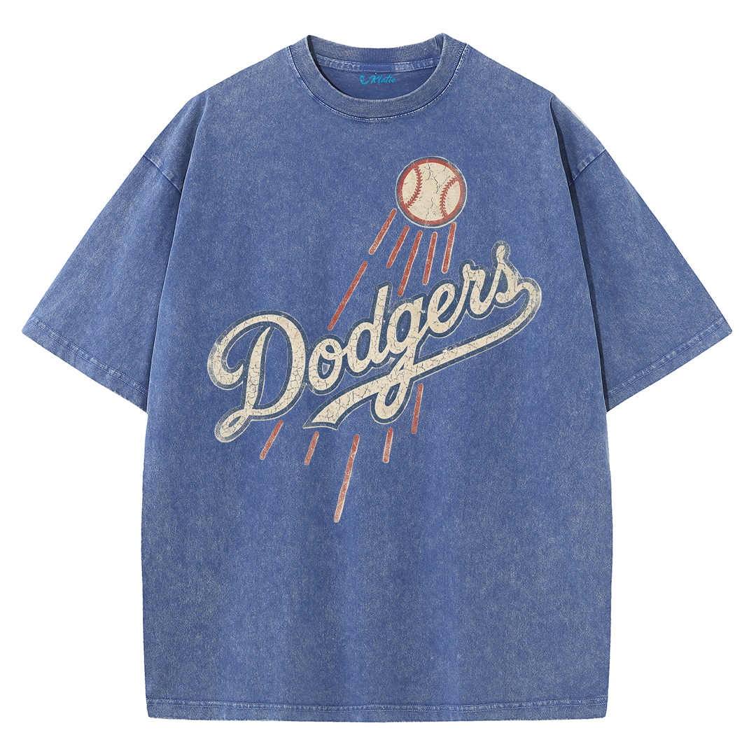 Vintage Los Angeles Baseball Graphic Washed T-Shirt