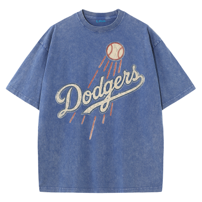 Vintage Los Angeles Baseball Graphic Washed T-Shirt