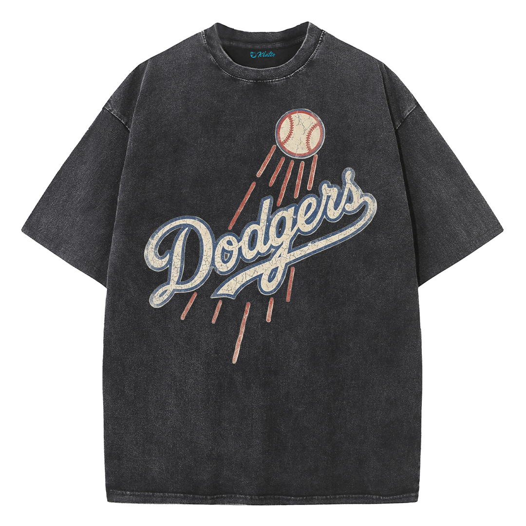 Vintage Los Angeles Baseball Graphic Washed T-Shirt