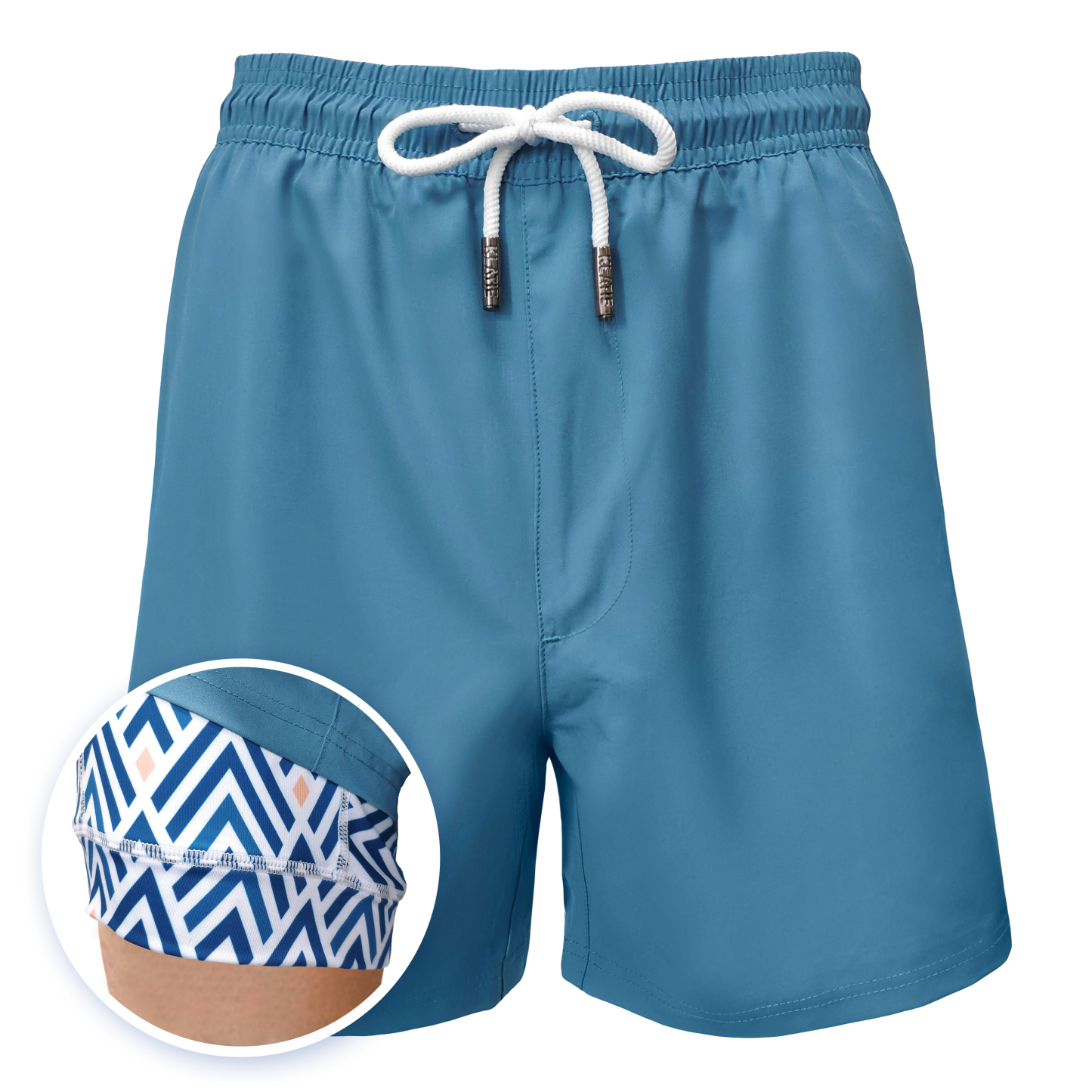 Blue Steel (Hybrid Gym/Swim Shorts)