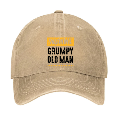 WARNING GRUMPY OLD MAN Hat
