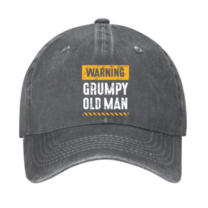 WARNING GRUMPY OLD MAN Hat