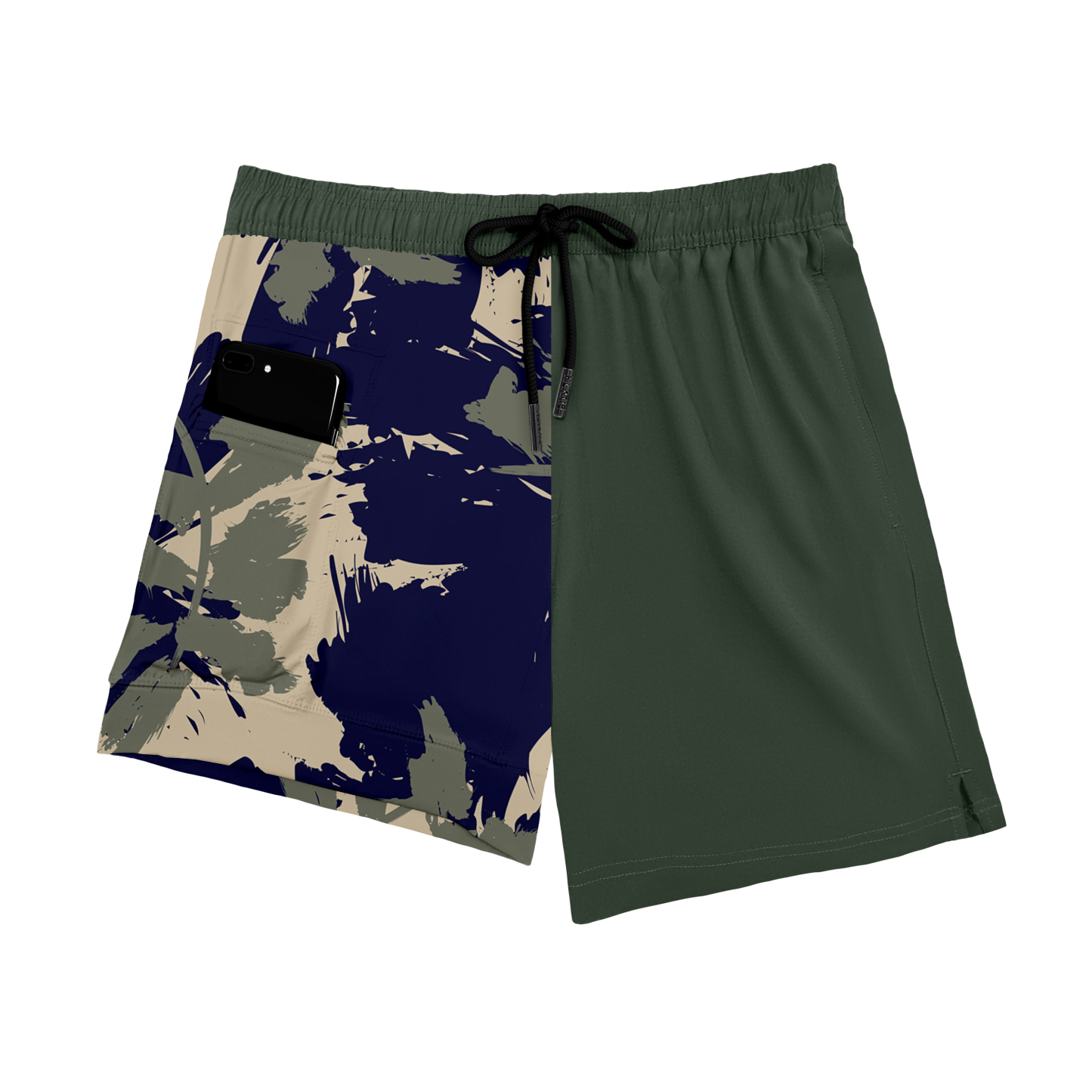 Camouflage Flower(Compression Lined Swim Trunks)