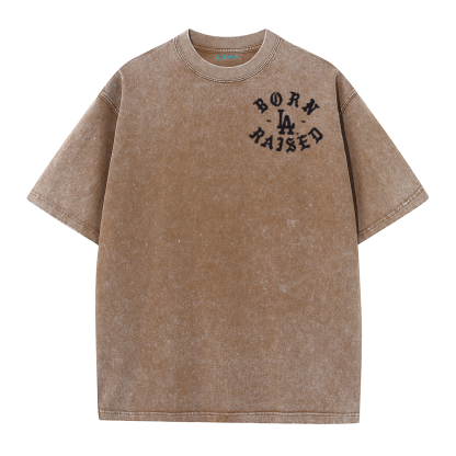 Back to Back Champions Vintage Washed T-Shirt – LA Born Raised Graphic Streetwear Tee