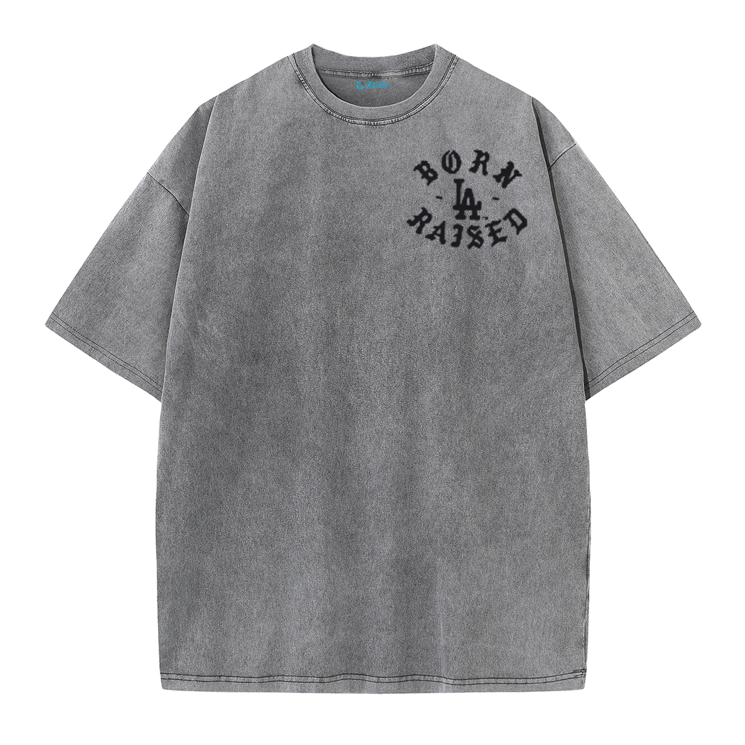 Back to Back Champions Vintage Washed T-Shirt – LA Born Raised Graphic Streetwear Tee