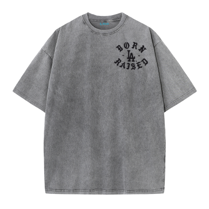 Back to Back Champions Vintage Washed T-Shirt – LA Born Raised Graphic Streetwear Tee