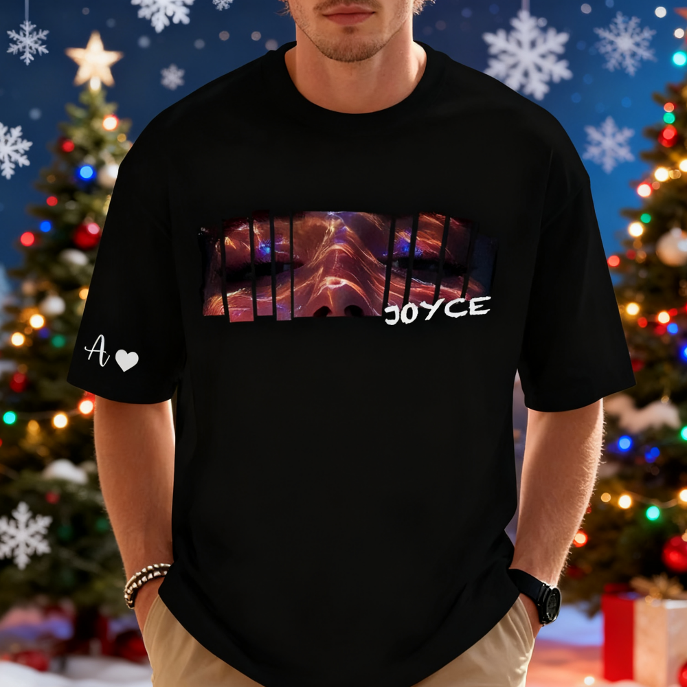 Camiseta Personalizada Con Ojos Para Novia, Regalo De Navidad. Camiseta Personalizada Con Foto Y Nombre Para Parejas.