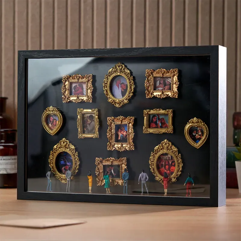 Marco Del Museo De Nosotros, Regalo Personalizado Para Parejas, Lindos Regalos En Miniatura Para Museos, Regalo Significativo, Regalo De Aniversario Para San Valentín. - miscalcetinescaramx