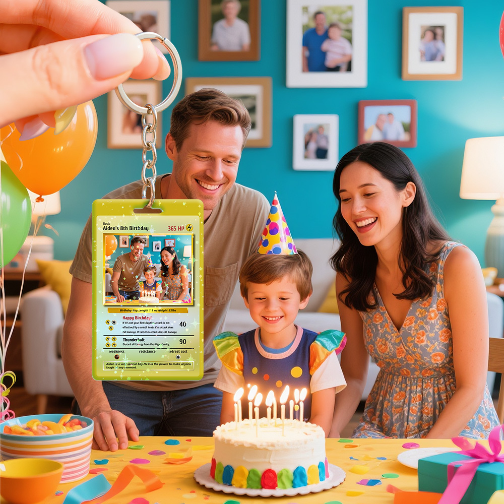 Llavero De Estilo De Dibujos Animados Personalizado, Regalo Perfecto, Regalo De Dibujos Animados Personalizado Con Foto Y Texto, Llavero De Acrílico, Regalo - miscalcetinescaramx