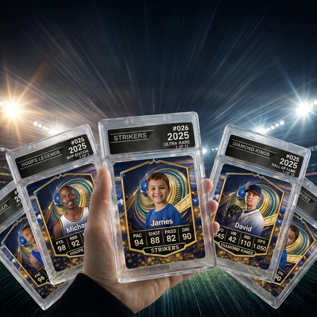 Placa personalizada para tarjetas coleccionables de jugadores de fútbol: exhibición personalizada de tarjetas deportivas para niños, regalo de losa acrílica para niños - miscalcetinescaramx