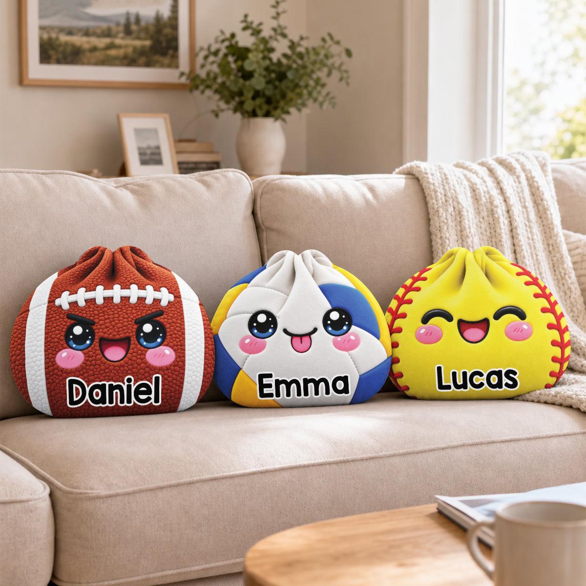 Almohada Personalizada En Forma De Arco Iris, Lindo Personaje Sonriente Abrazado Por Un Niño, Regalo único Para Niños - miscalcetinescaramx