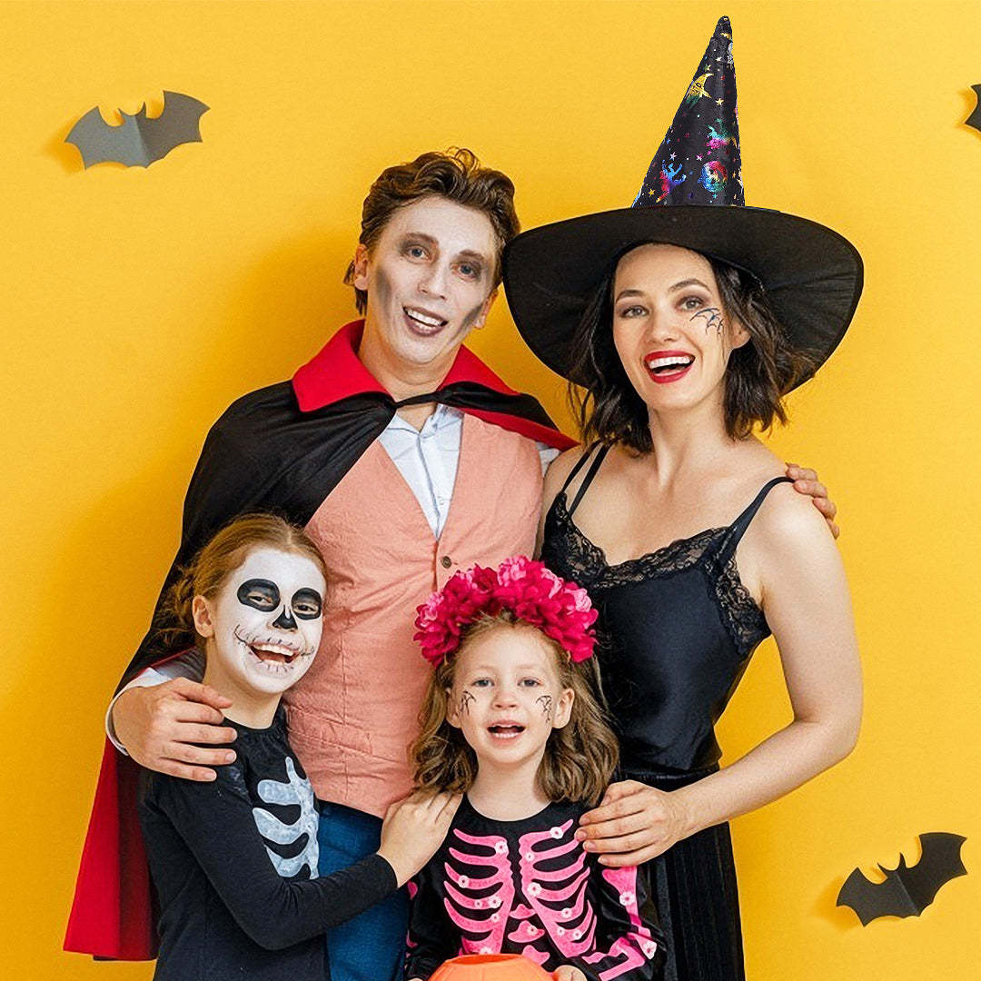 Sombrero De Mago Para Halloween, Disfraz De Fantasmas Para Festivales - Huella De Sangre - miscalcetinescaramx