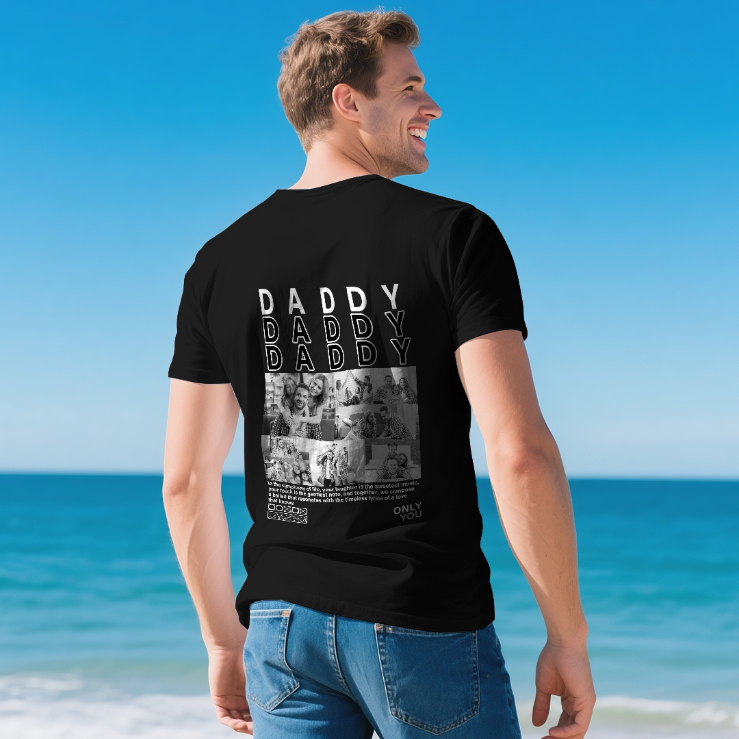 Camisetas con foto personalizadas Camisetas con foto personalizadas Regalos para el Día del Padre