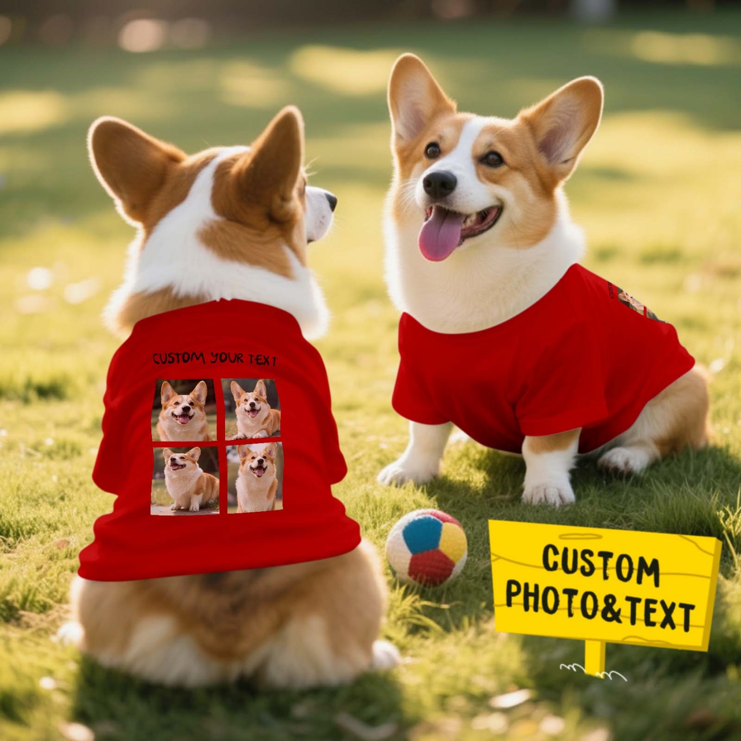 Camiseta Personalizada Con Foto Y Texto Para Perro, Regalo Para Amantes De Las Mascotas. - miscalcetinescaramx