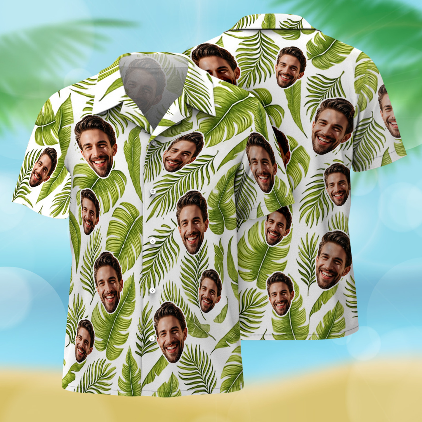 Camisas Hawaianas Personalizadas Para Hombre, Patrón De Costura Para Camisa Aloha, Regalo Para Vacaciones De Verano. - miscalcetinescaramx