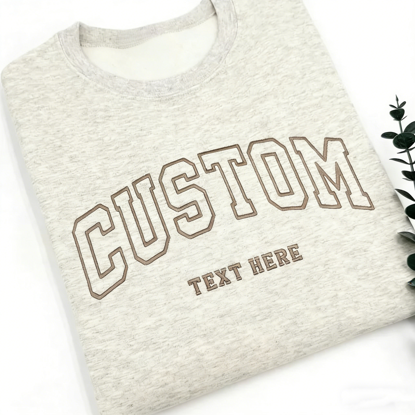 Sudadera Con Letras Universitarias Bordadas A Medida: Sudadera Retro Extragrande - miscalcetinescaramx