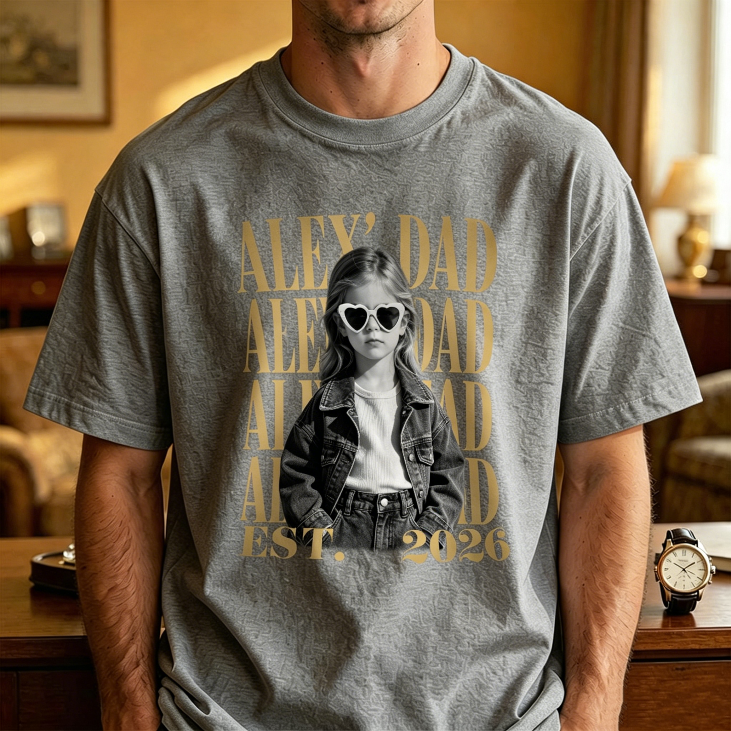 Camisa Personalizada Con Foto Vintage De Papá: Camisa Personalizada Del Día Del Padre Con Foto De Niños, Camisa Divertida De Papá, Camisa Del Mejor Papá De Todos Los Tiempos, Regalo De Papá Nuevo - miscalcetinescaramx