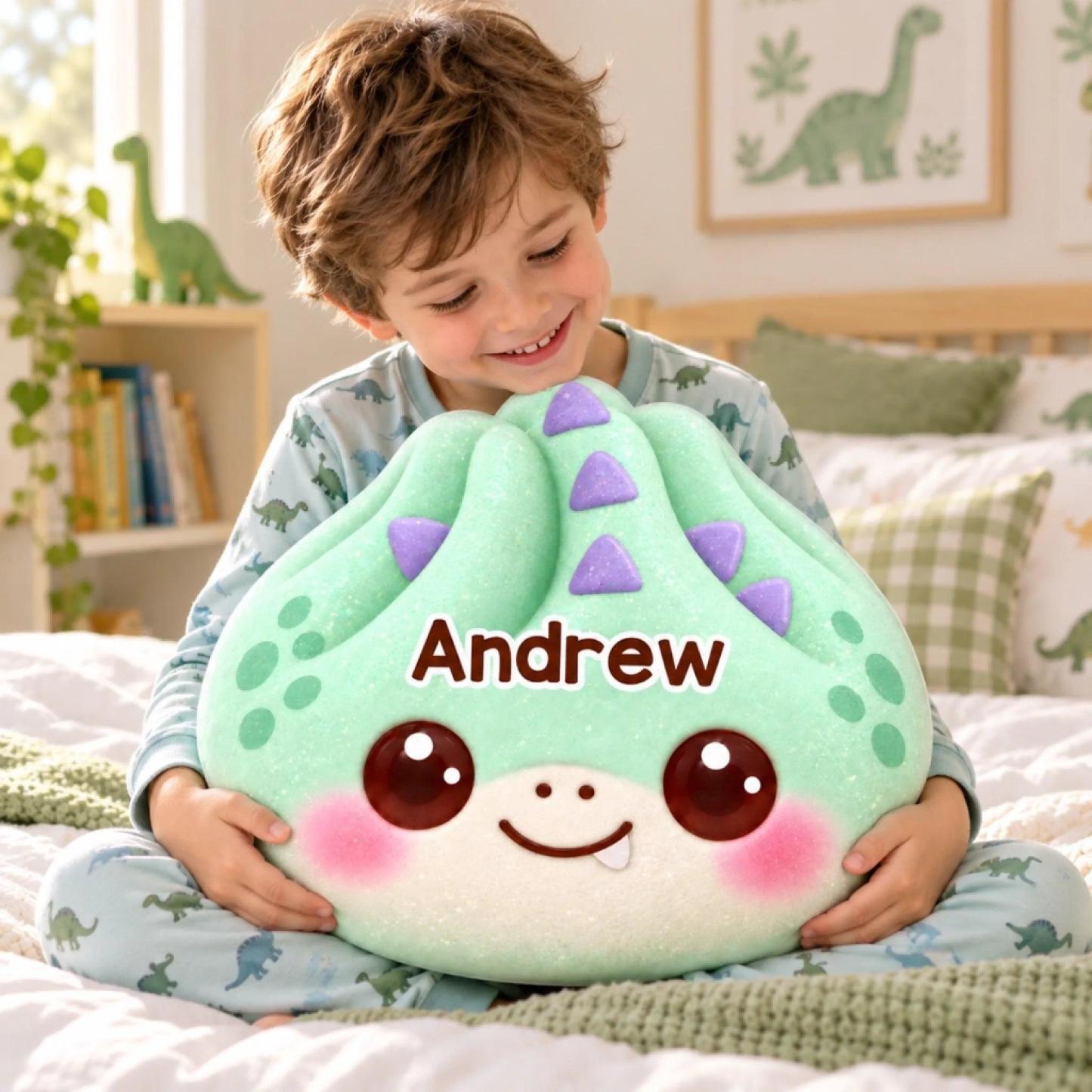 Almohada Personalizada En Forma De Arco Iris, Lindo Personaje Sonriente Abrazado Por Un Niño, Regalo único Para Niños - miscalcetinescaramx