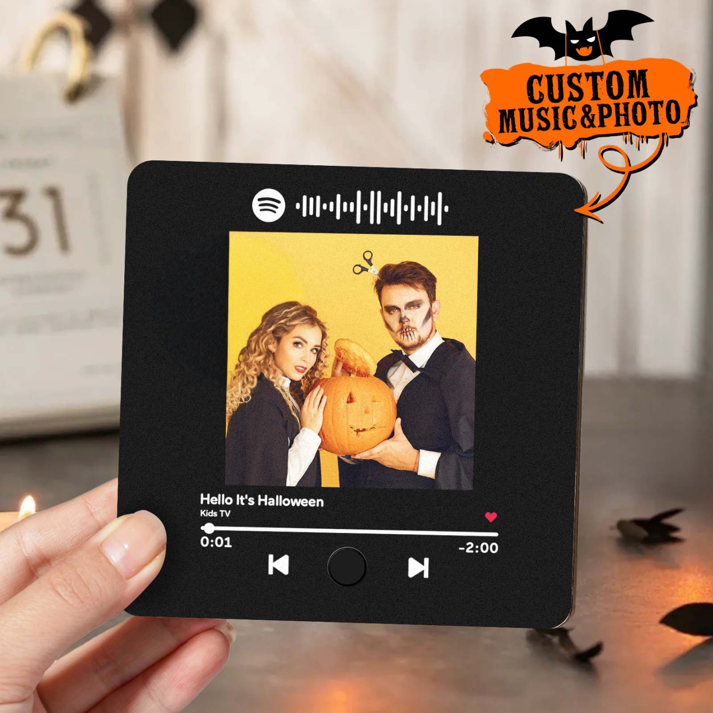 Álbum De Fotos Personalizado Imán Para Nevera Etiqueta De Foto De Pared Musical Movimiento Musical Que Se Puede Reproducir Sin Teléfono Celular Música Imán Para Nevera Pro - miscalcetinescaramx