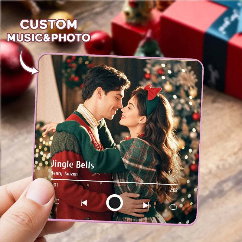 Álbum De Fotos Personalizado Imán De Nevera Con Música Regalos De Navidad Imán De Nevera Con Música Spotify Para Teléfono Personalizado Pro - miscalcetinescaramx