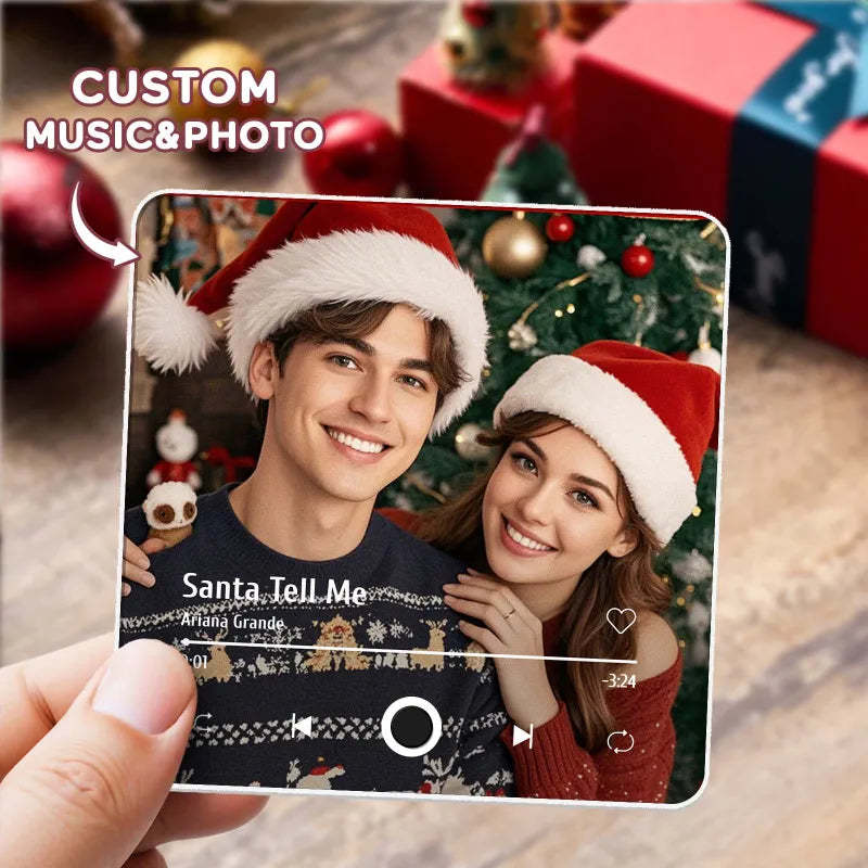 Álbum De Fotos Personalizado Imán De Nevera Con Música Regalos De Navidad Imán De Nevera Con Música Spotify Para Teléfono Personalizado Pro - miscalcetinescaramx