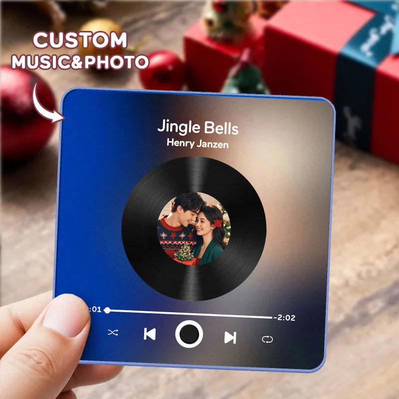 Álbum De Fotos Personalizado Imán De Nevera Con Música Regalos De Navidad Imán De Nevera Con Música Spotify Para Teléfono Personalizado Pro - miscalcetinescaramx