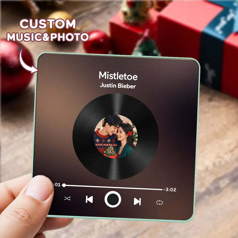 Álbum De Fotos Personalizado Imán De Nevera Con Música Regalos De Navidad Imán De Nevera Con Música Spotify Para Teléfono Personalizado Pro - miscalcetinescaramx