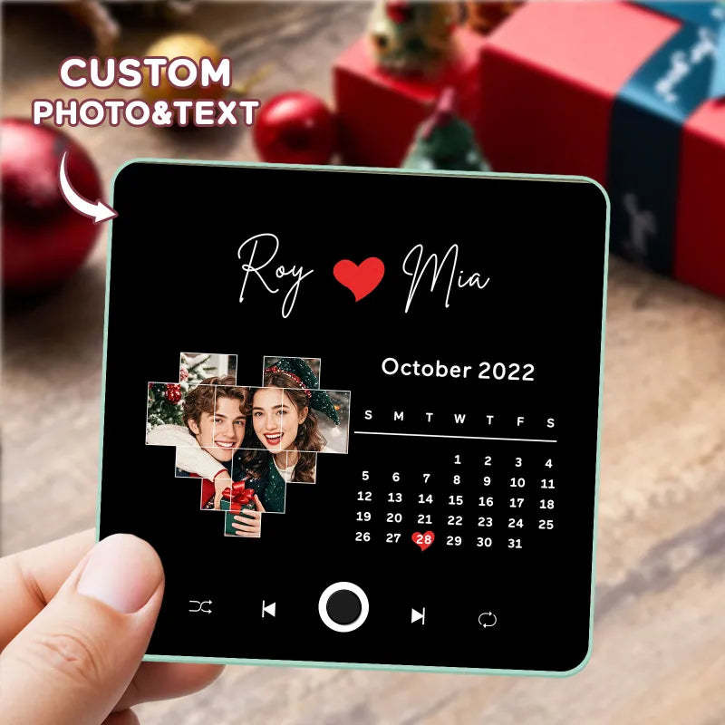 Álbum De Fotos Personalizado Imán De Nevera Con Música Regalos De Navidad Imán De Nevera Con Música Spotify Para Teléfono Personalizado Pro - miscalcetinescaramx