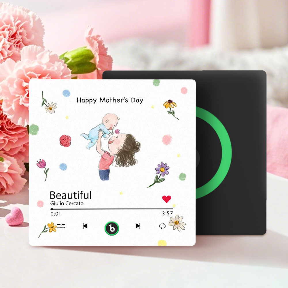 Imán Para Nevera Con Música Personalizada Para El Día De La Madre, Marco Personalizado, Regalo Para Mamá