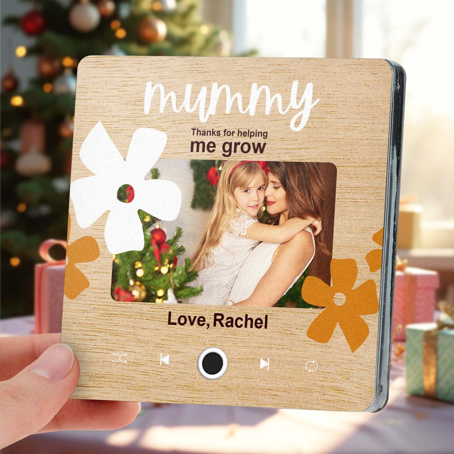 Imán De Música Personalizado Para Nevera, Regalo Para Mamá, Imanes De Música Personalizados Que Pueden Reproducir Canciones, Regalos De Navidad, Regalos Familiares - miscalcetinescaramx