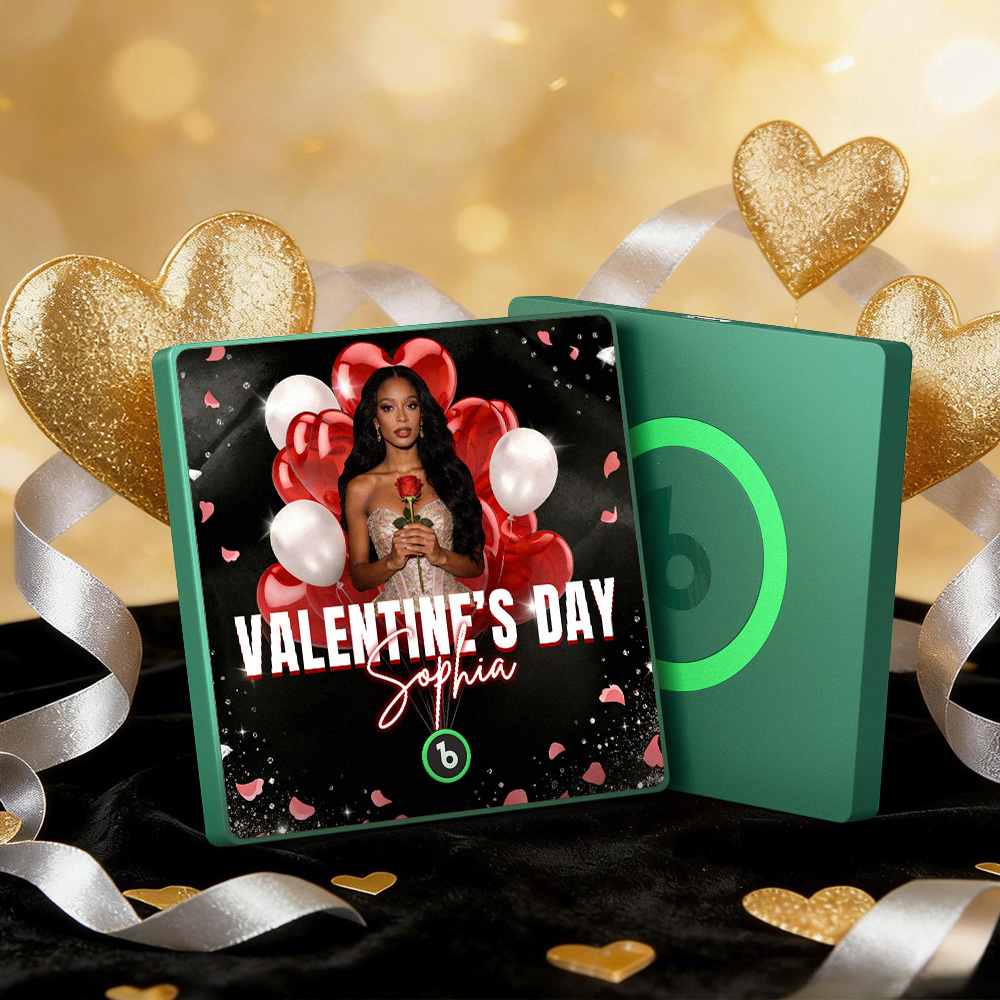 Imanes De Nevera Con Música Personalizados, Marco Colorido, Álbum, Imán Para Nevera Que Reproduce Canciones, Corazón Y Globo, Regalo De San Valentín. - miscalcetinescaramx