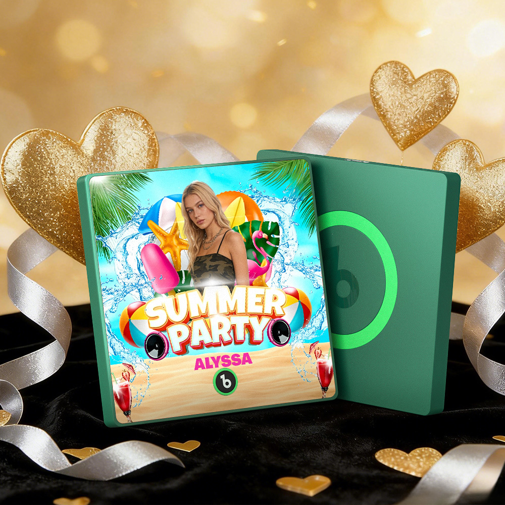 Imanes De Nevera Con Música Personalizados Para Fiestas De Verano, Marco Colorido, Álbum, Imán Para Nevera Que Puede Reproducir Canciones, Regalo - miscalcetinescaramx