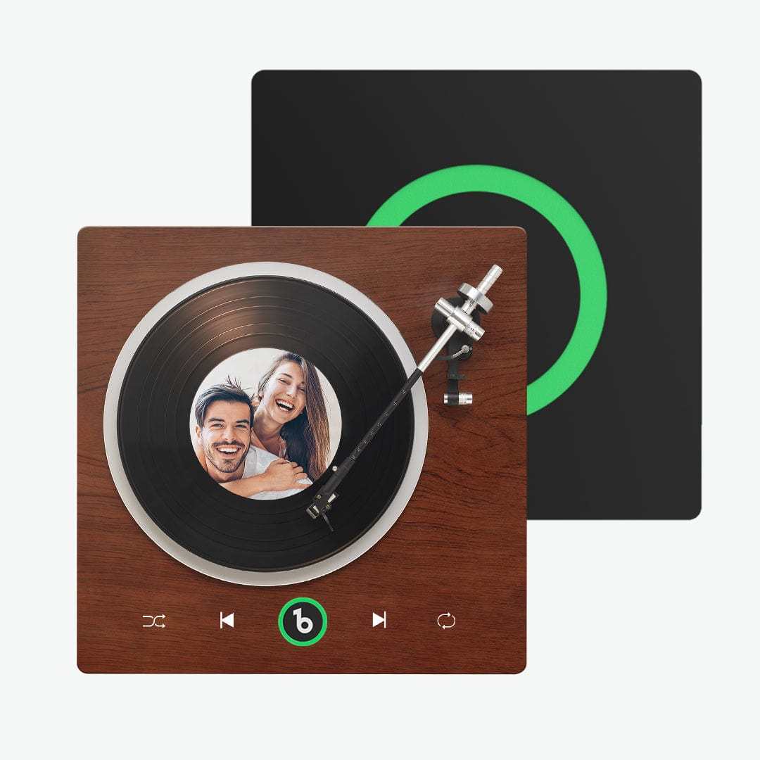 Nuevo Imán Para Refrigerador Con Música Personalizada, Actualización 4.0, Estilo Reproductor De Vinilo, Regalo Para Un Amante. - miscalcetinescaramx