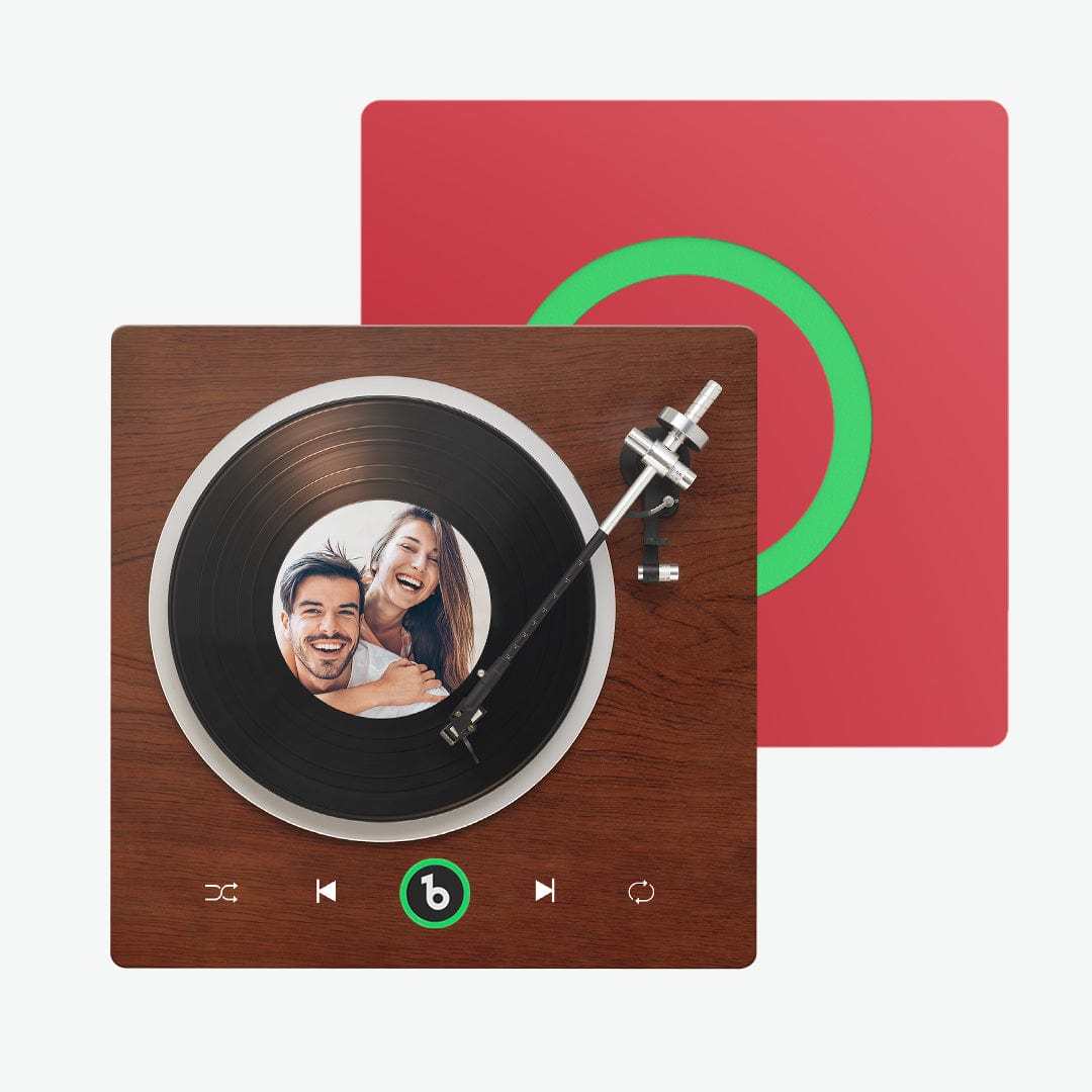 Nuevo Imán Para Refrigerador Con Música Personalizada, Actualización 4.0, Estilo Reproductor De Vinilo, Regalo Para Un Amante. - miscalcetinescaramx