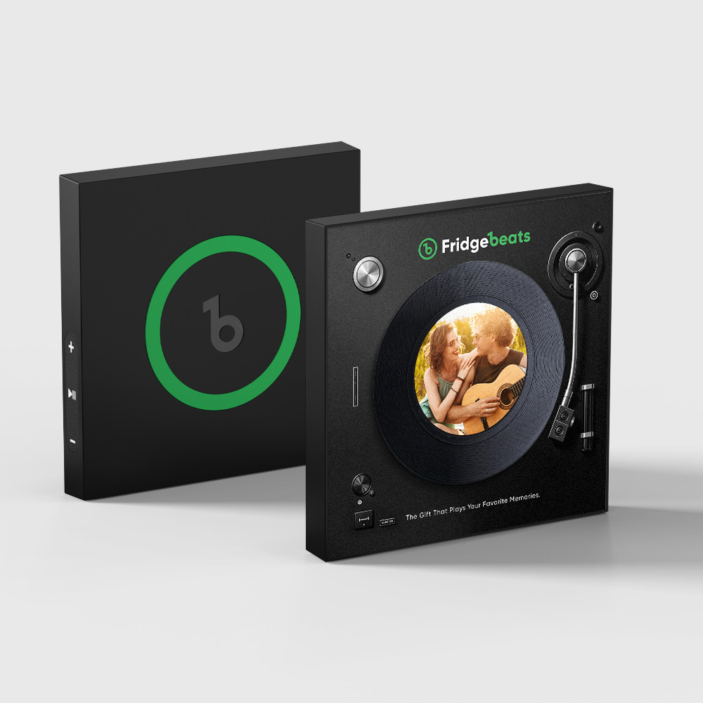 El Imán Personalizado Para Nevera Con Música Y Fotografías Puede Personalizar De 1 A 6 Vinilos Y Canciones