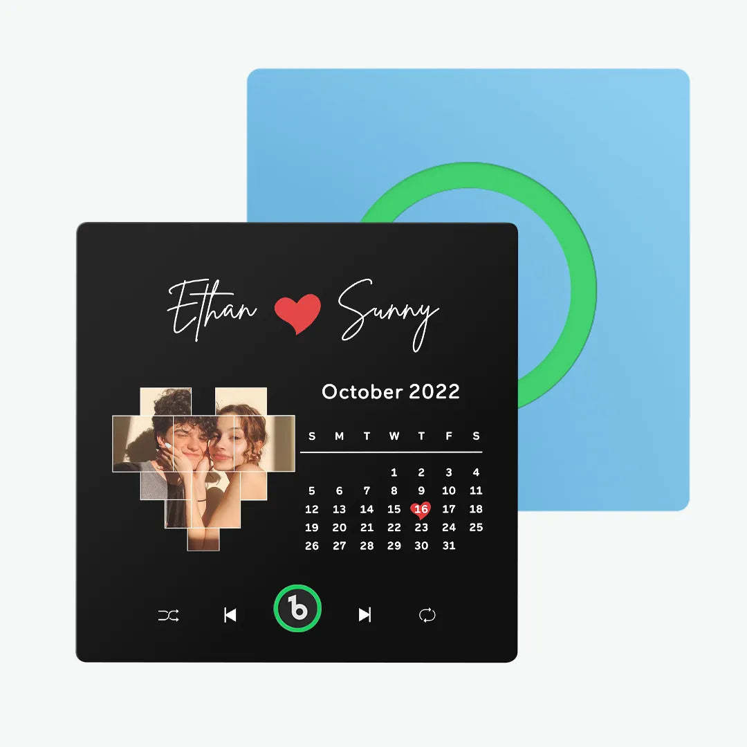 Imán De Nevera De Música Personalizado, Álbum De Marco Colorido, Imán De Nevera, Pegatina De Foto De Pared De Música, Movimiento Musical Que Se Puede Reproducir, Regalo De San Valentín Para Pareja - miscalcetinescaramx