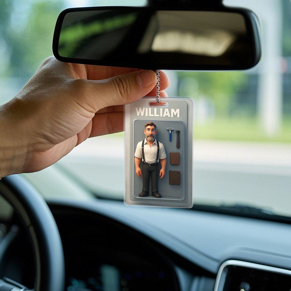 Figura De Acción Personalizable De Cuerpo Completo, Embalaje Estilo Caja De Juguetes, Regalo Artístico, Colgador De Coche Acrílico Personalizado, Regalo Para Él