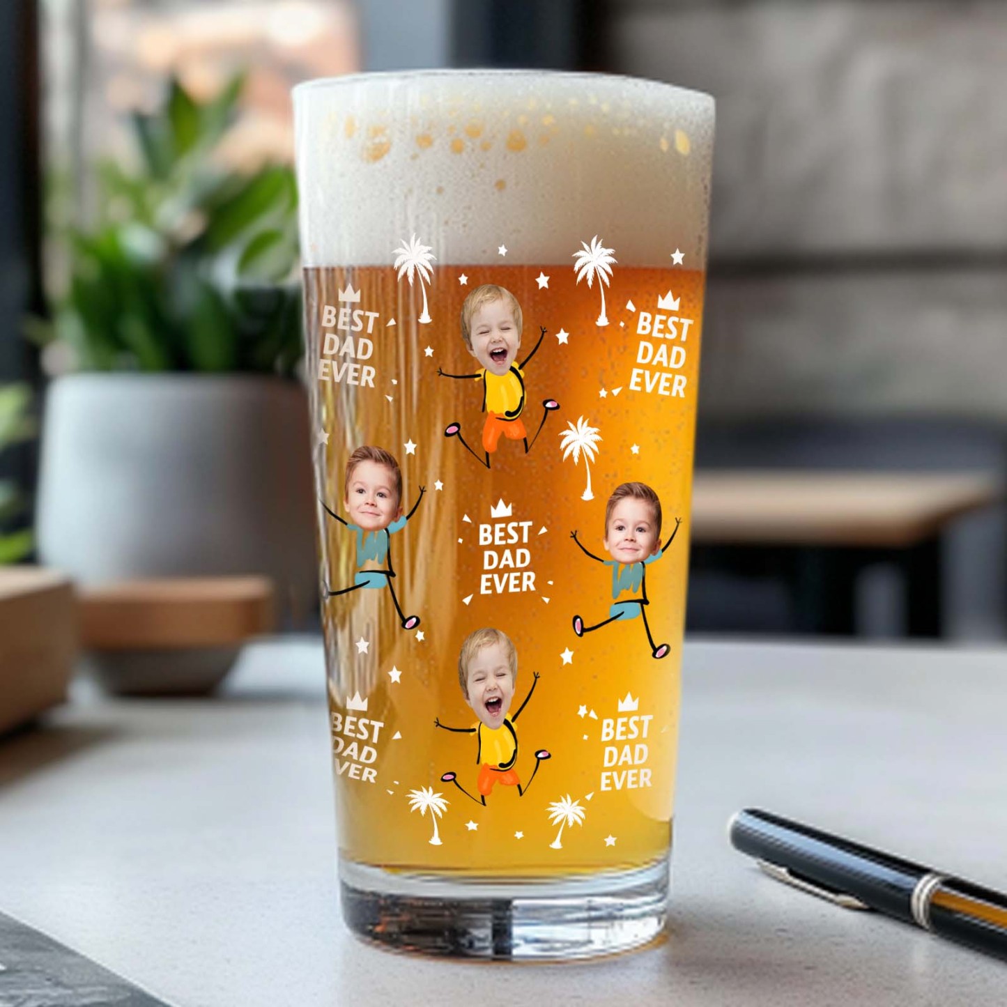 Foto Personalizada Mejor Papá Abuelo Siempre Vaso De Cerveza, Regalo Personalizado Del Día Del Padre, Regalos Fotográficos Personalizados, Regalos Del Abuelo - miscalcetinescaramx